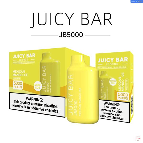 JUICY BAR JB5000 DISPOSABLE VAPE – 5000 PUFFS