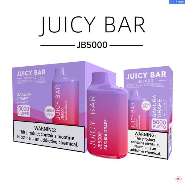 JUICY BAR JB5000 DISPOSABLE VAPE – 5000 PUFFS