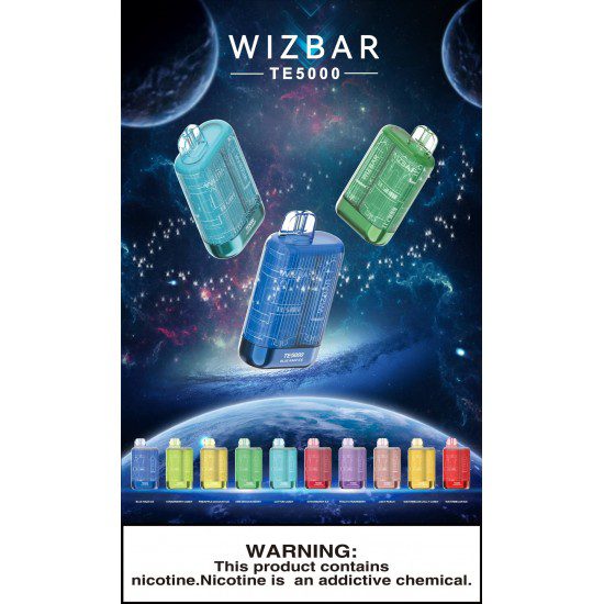 Introducing the Wiz Bar TE5000: Elevating Your Vaping Experience to New Heights!